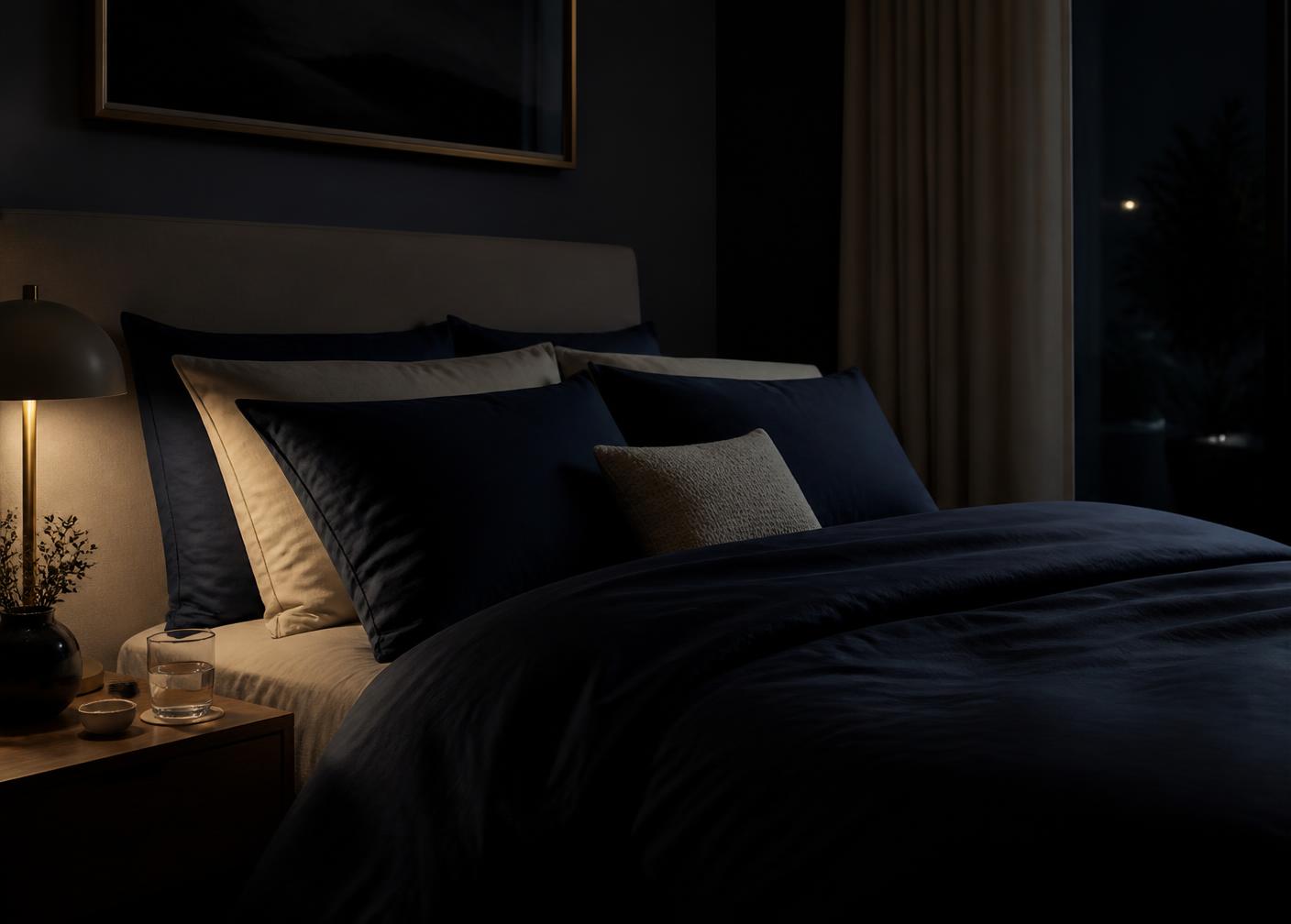 Man sleeping through the night undisturbed